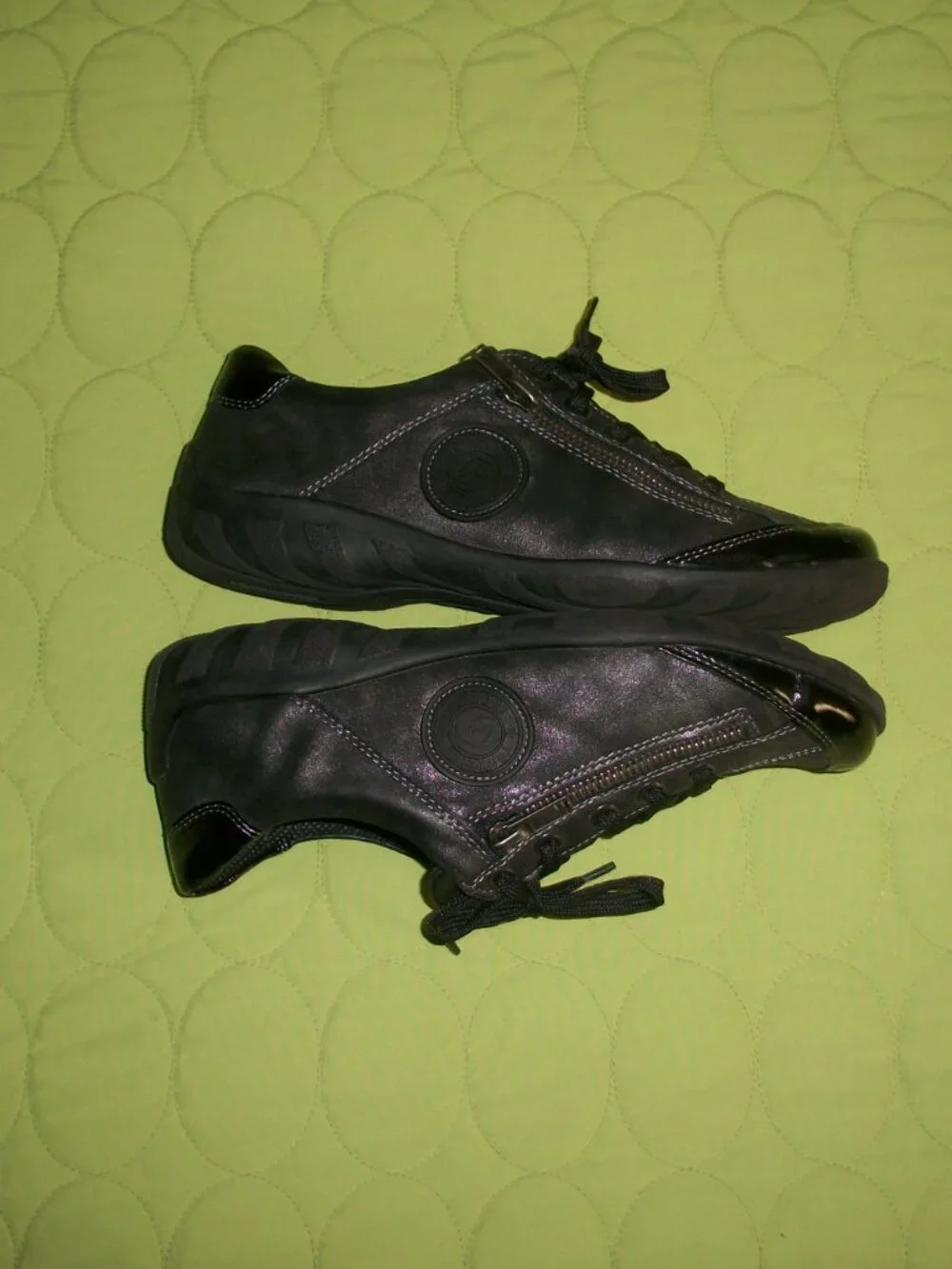 Remonte Women's Black Leather Comfort Shoes Size 6.5